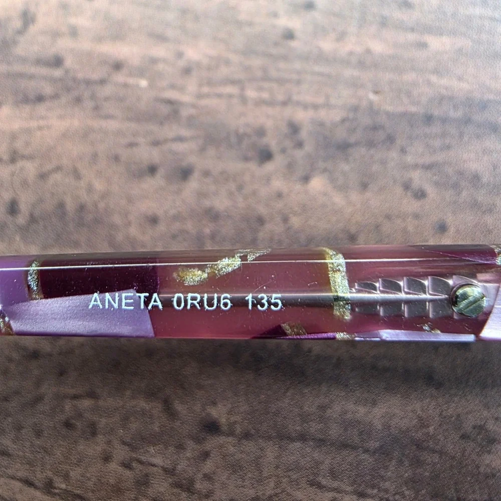 Banana Republic Aneta 0RU6‎ Plum Purple Rectangular Eyeglasses Frames 51-16-135
